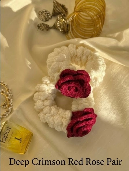Handmade Crochet Floral Gajra Bracelets