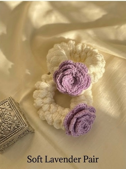 Handmade Crochet Floral Gajra Bracelets