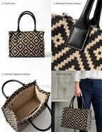 Geometric Pattern Handbag